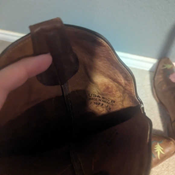 John Ringo floral cowboy boots - Picture 2 of 8